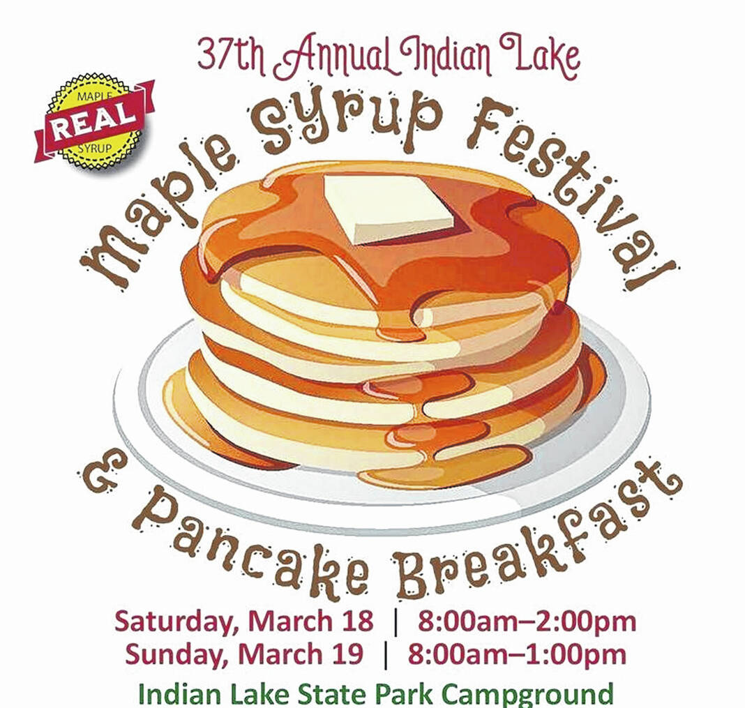 Annual Indian Lake Maple Syrup Fest is March 1819 Urbana Daily Citizen